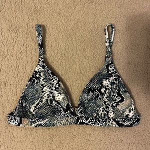 Cheetah print bikini top